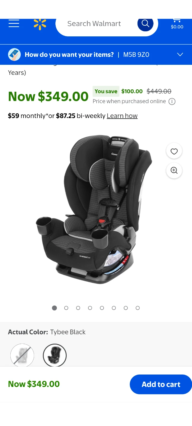 Evenflo All Stages Convertible Car Seat