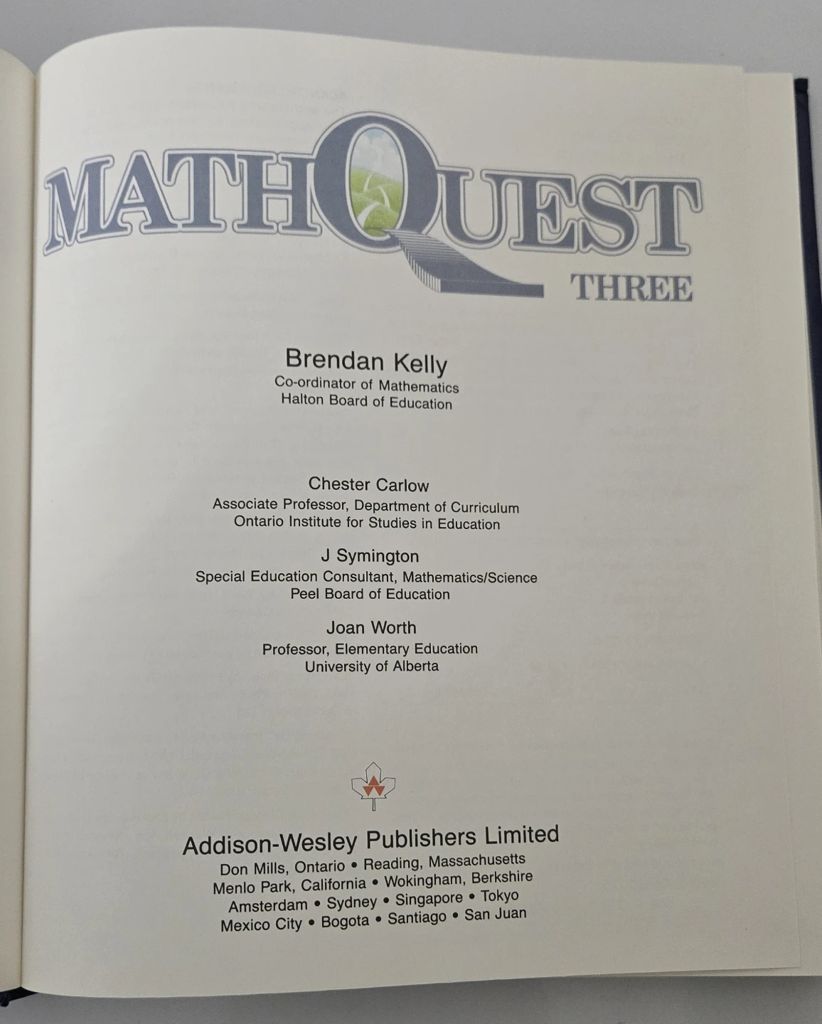 MathQuest Three Textbook - photo 4