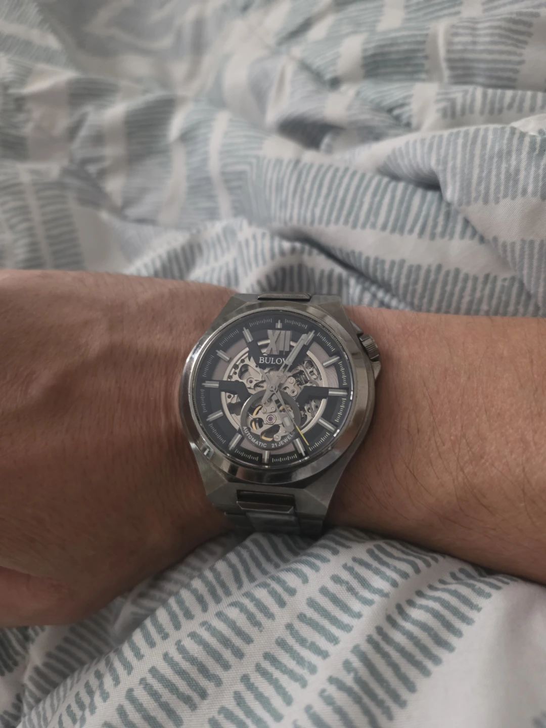 Bulova Automatic 21 Jewels Skeleton Watch - photo 3
