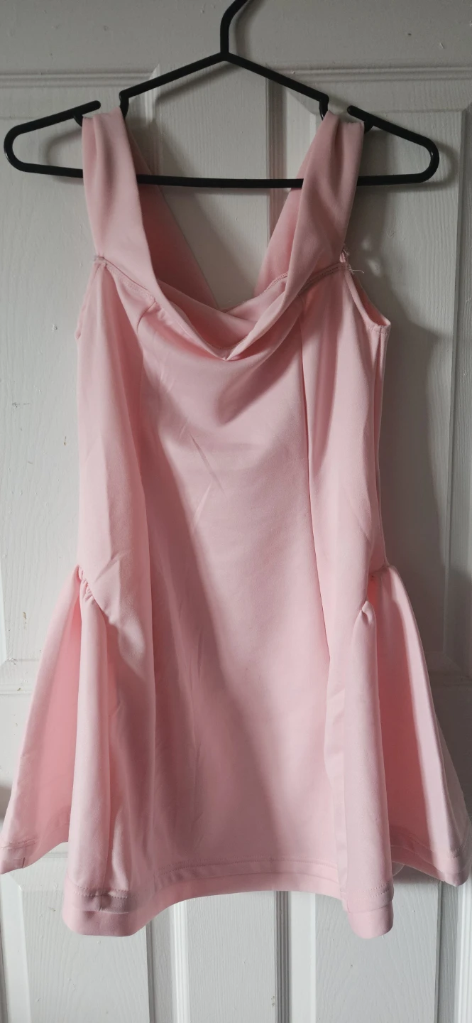 Pink Cowl Neck Top