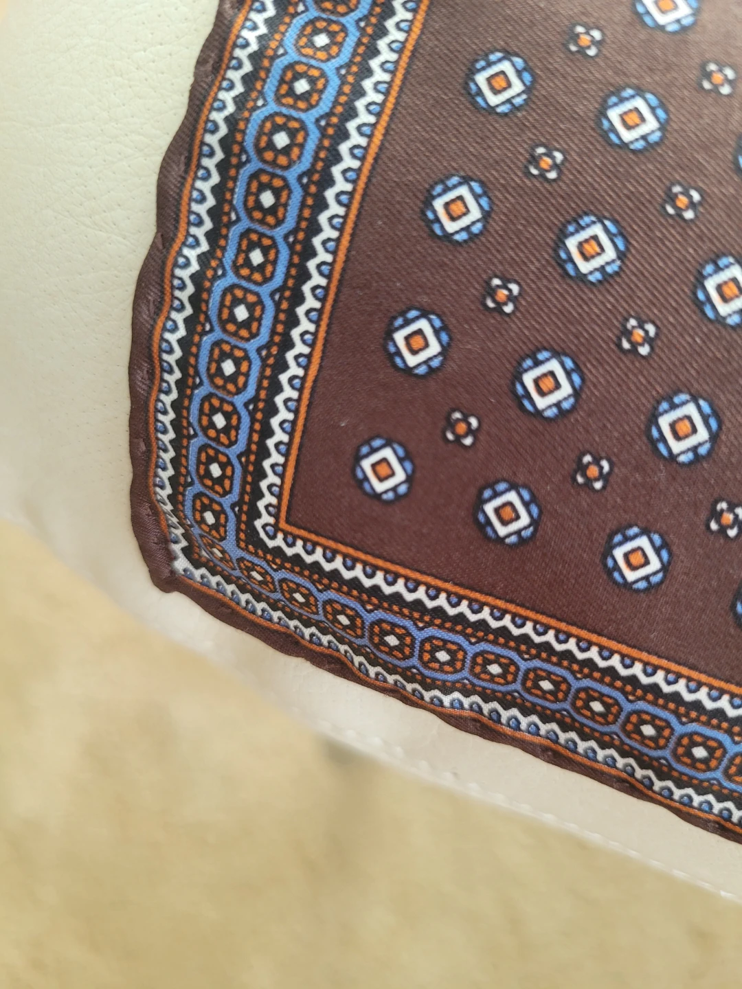 Vtg Christian Dior Pocket Square - photo 3