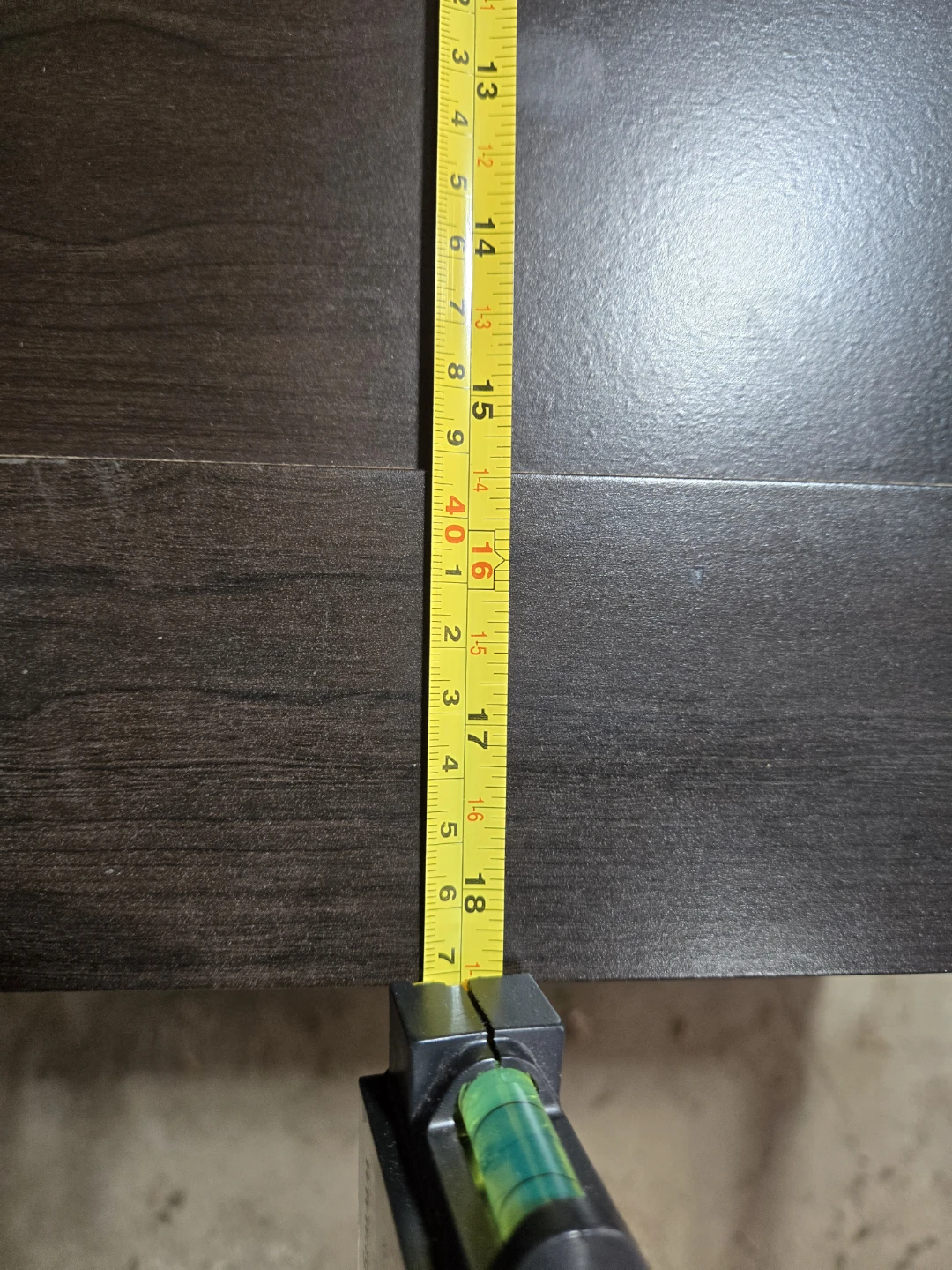 Dark Brown Corner TV Stand - photo 4