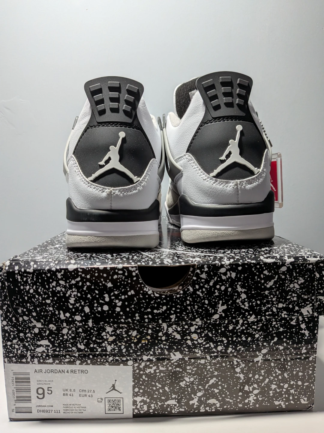 Air Jordan 4 Retro Military Black Size 9.5 - photo 4