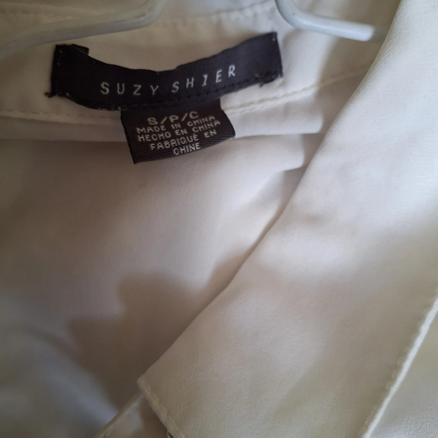 Suzy Shier Sleeveless White Blouse - photo 4