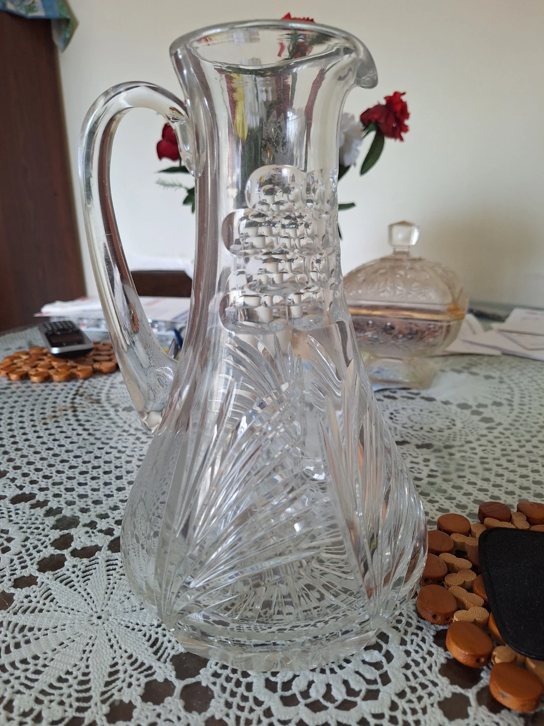 Clear Glass Pitcher