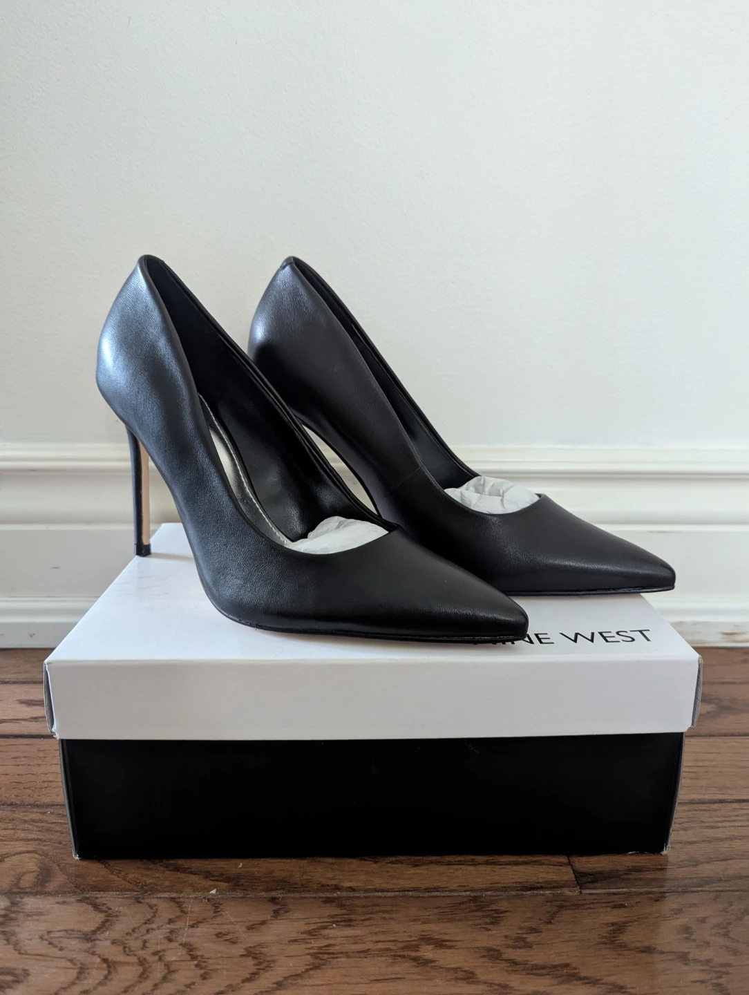 Nine West Black Stiletto Heels