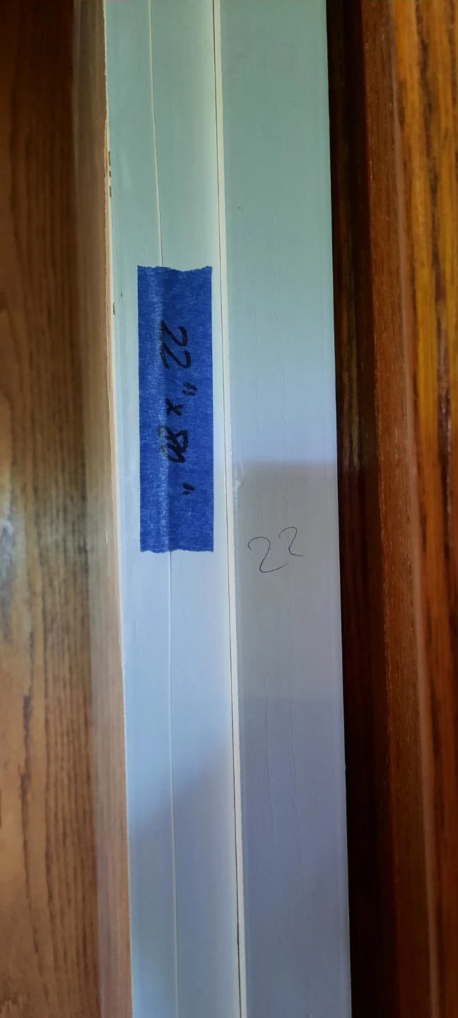 3-Panel White Shaker Door - photo 2