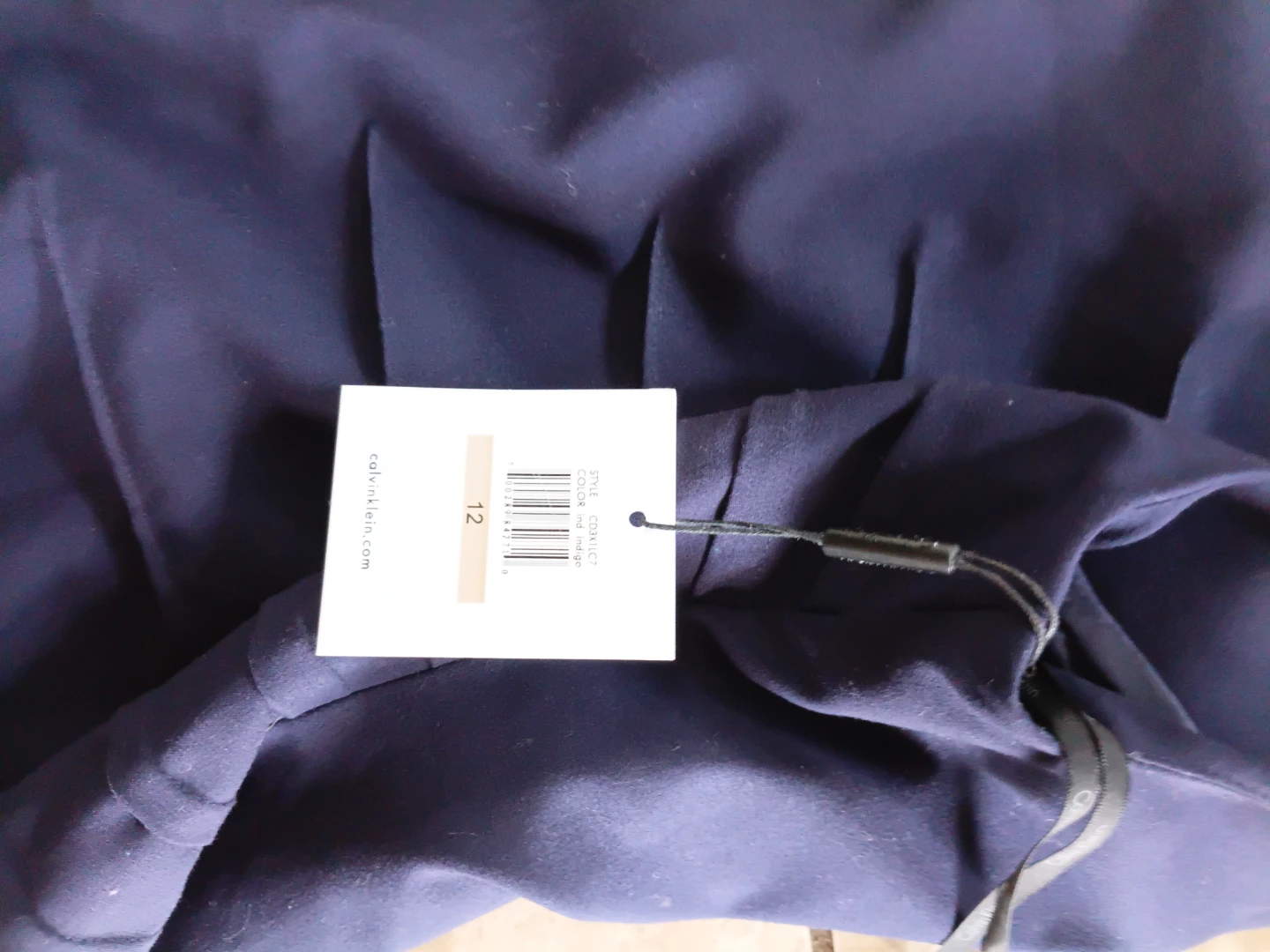 Calvin Klein Navy Sleeveless Dress Size 12 - photo 3