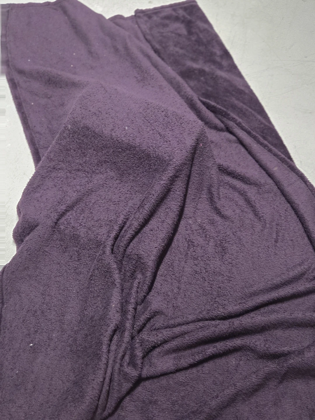 Plush Purple Fleece Throw Blanket - photo 2