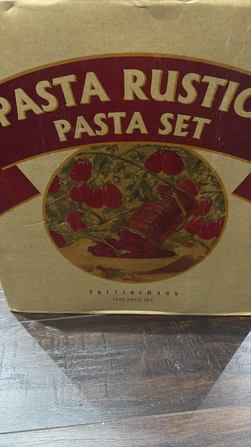 Pottery Barn Pasta Rustic Pasta Set