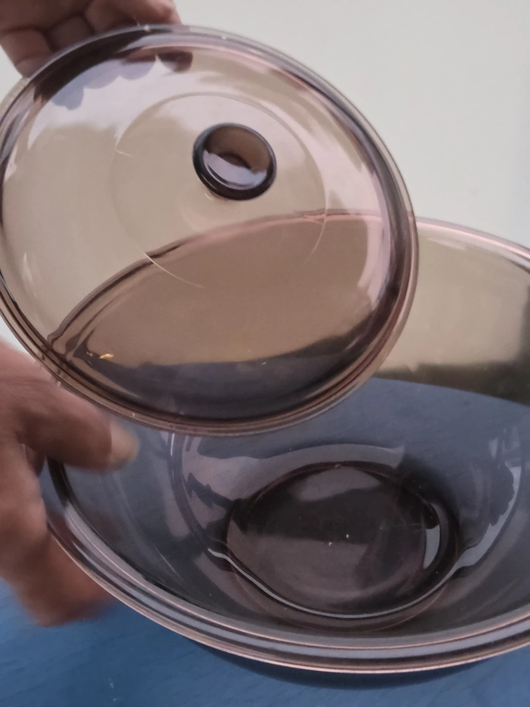 Vision Amber Tinted Glass Casserole Bowl with Lid - photo 4