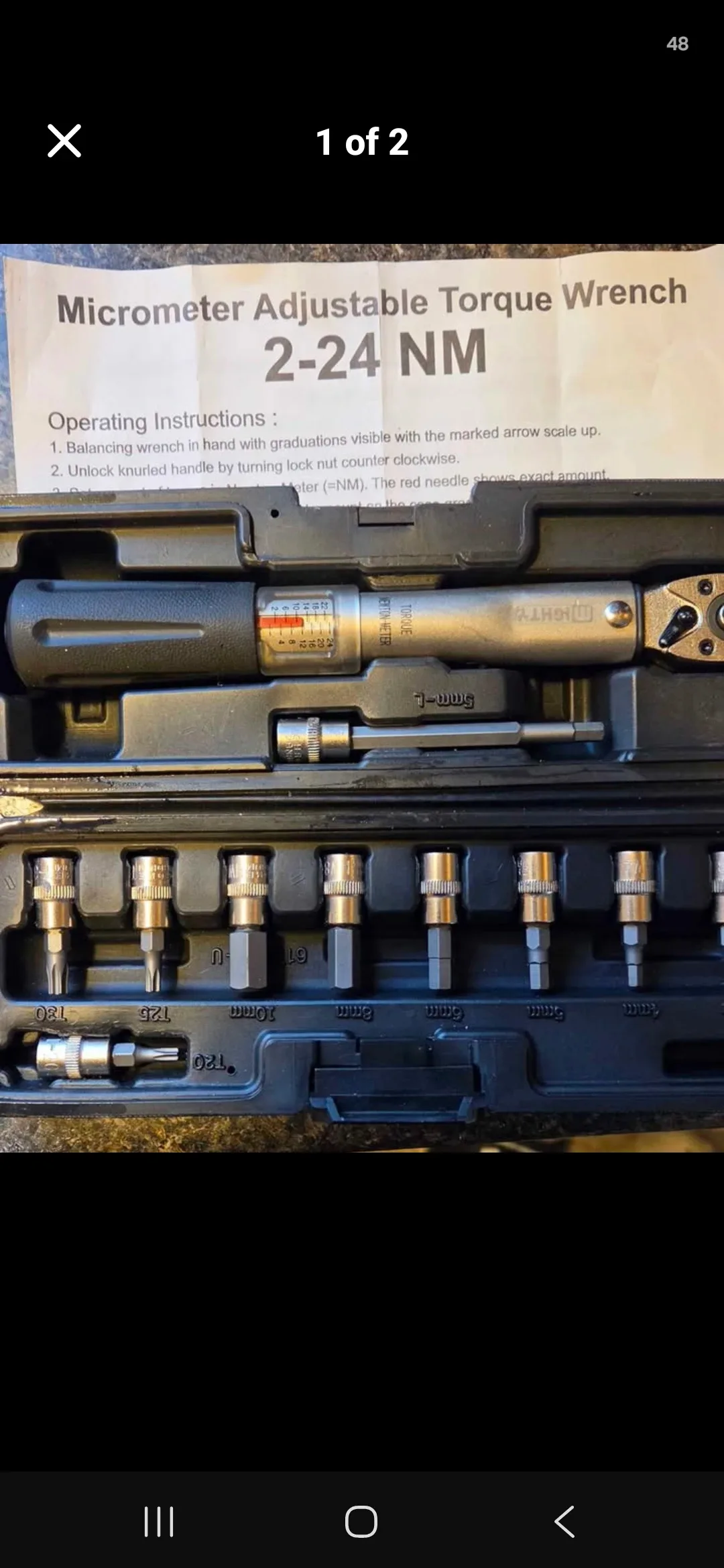 Mighty Torque Wrench and Dremel Rotary Tool Set