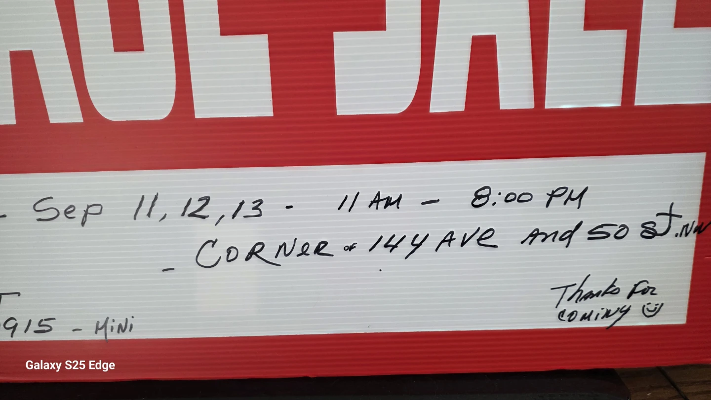 Garage Sale Notice - photo 3