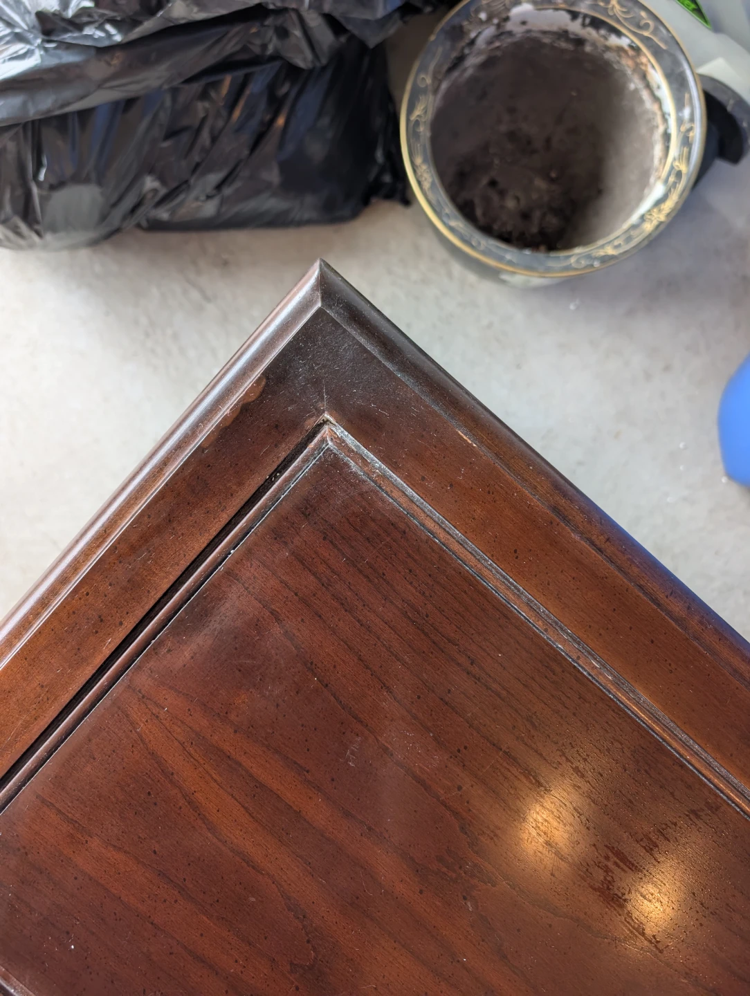WOODEN ACCENT TABLE WITH DRAWER - photo 4