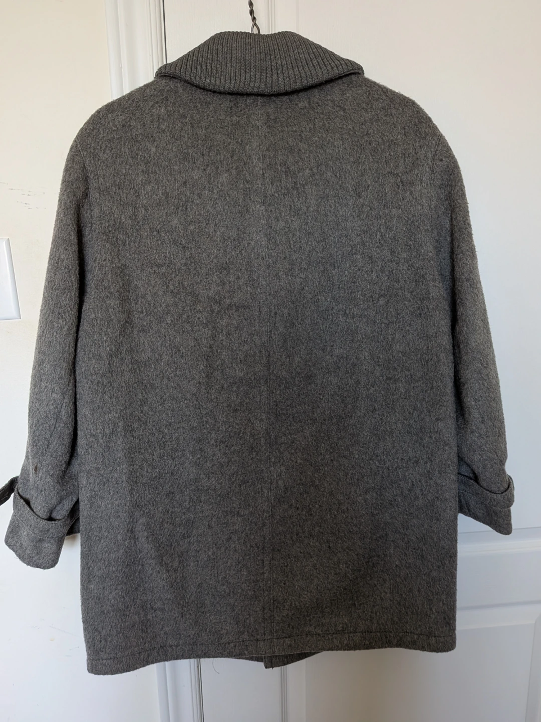 🏈Grey Wool Blend Winter Coat - photo 2