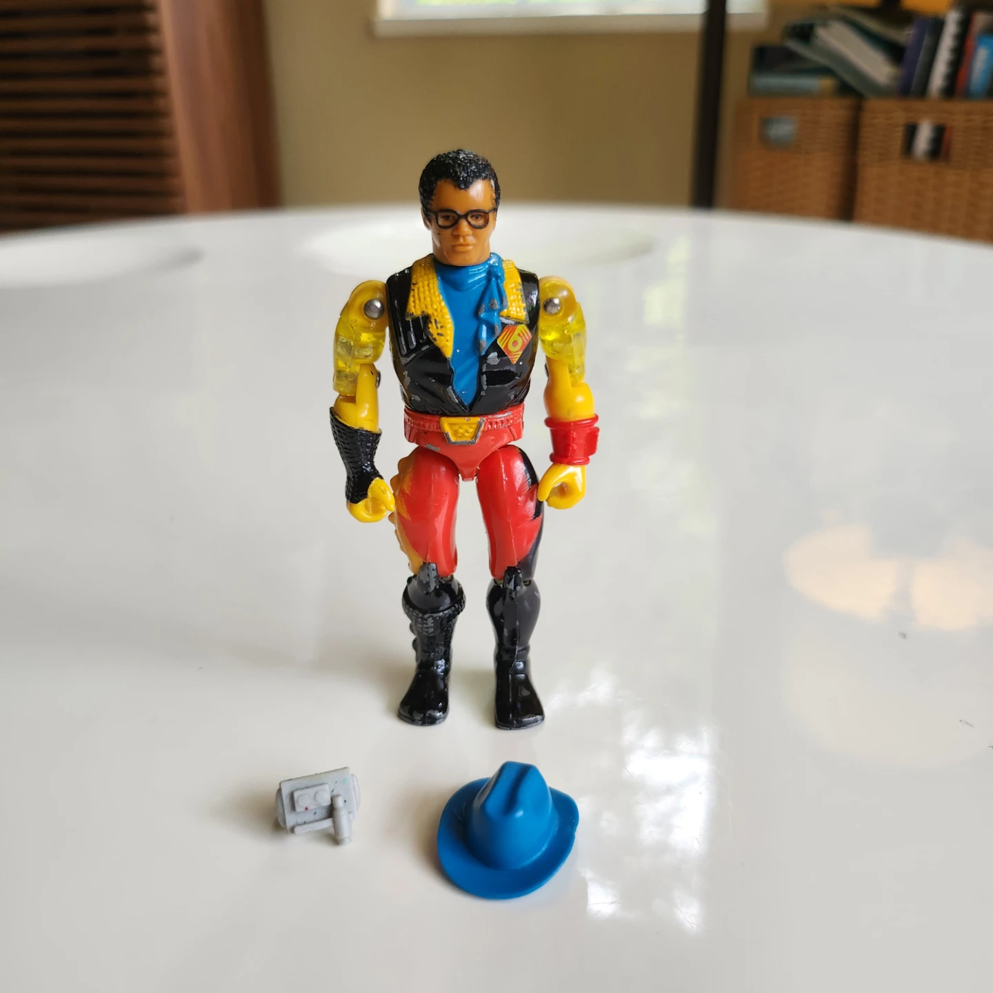 LJN Bionic Six JD Bennett with hat and arm accessory