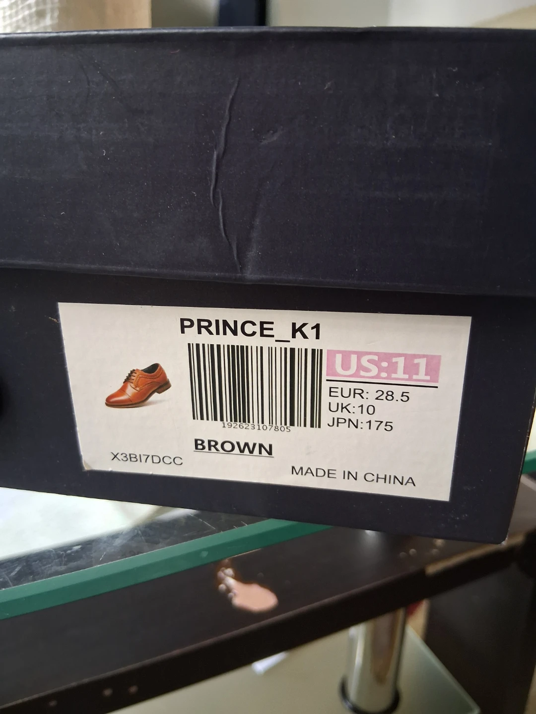 Bruno Marc Prince K1 Brown Dress Shoes Size 11