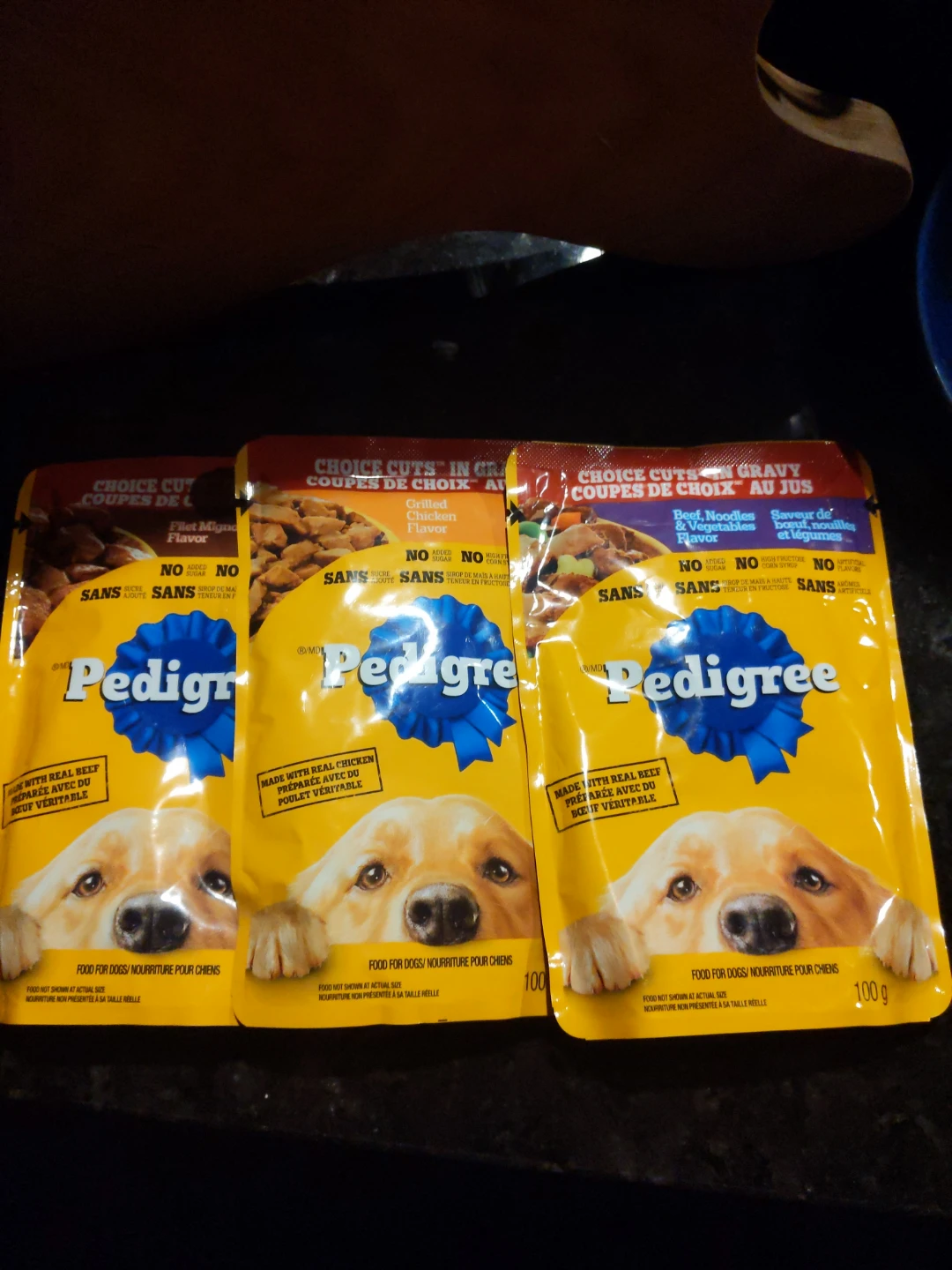 $2 or Free with purchase; Pedigree Wet Dog Food Pouches