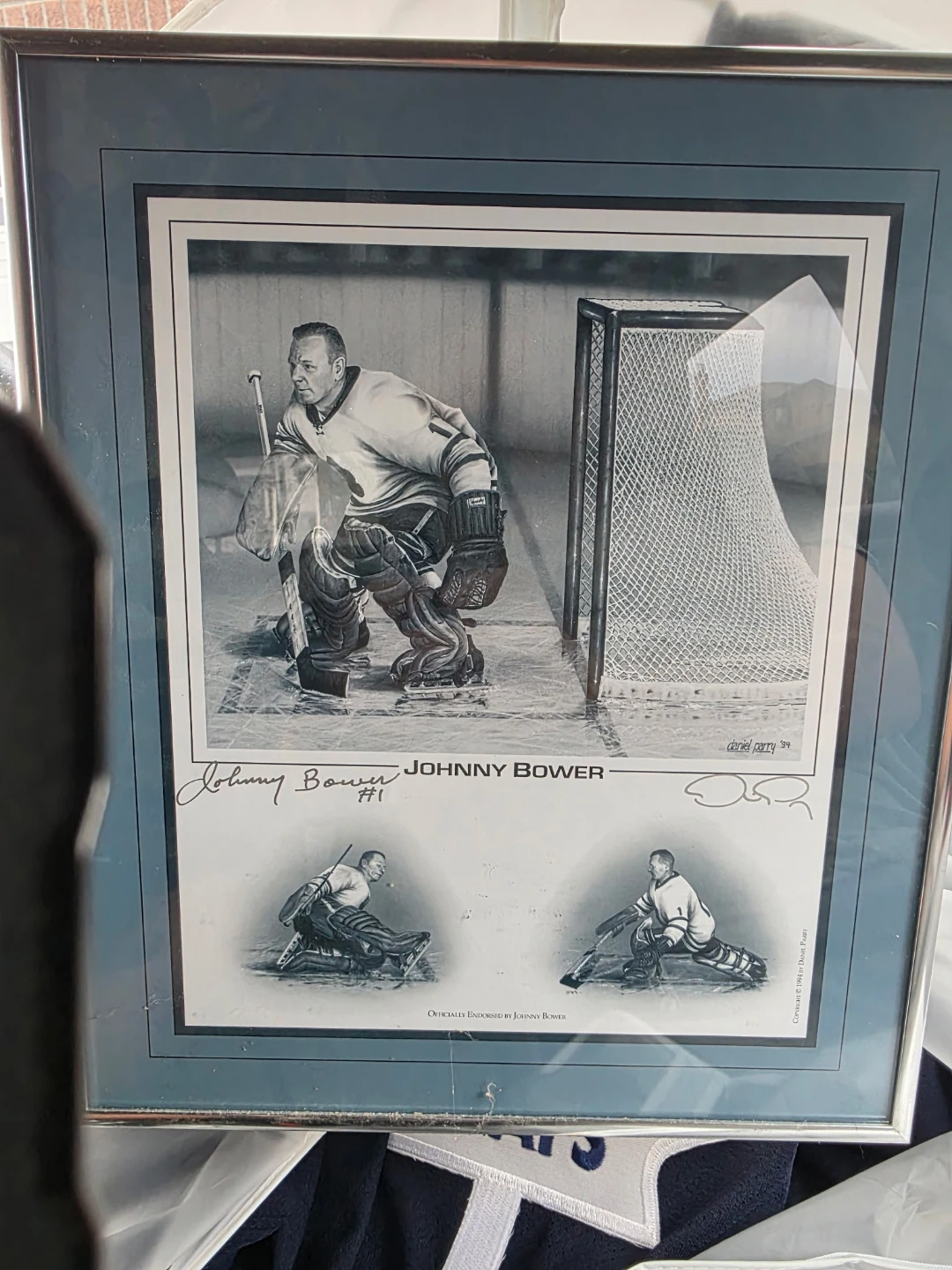 Johnny Bower Framed Art Print