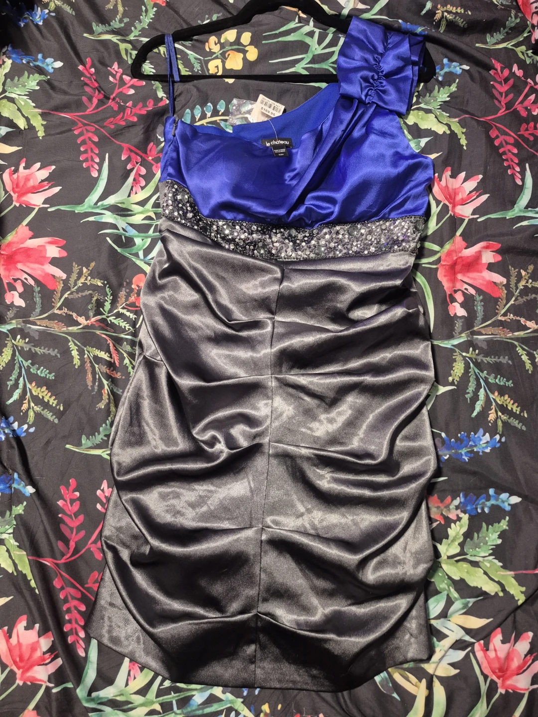 Le Chateau One-Shoulder Cocktail Dress