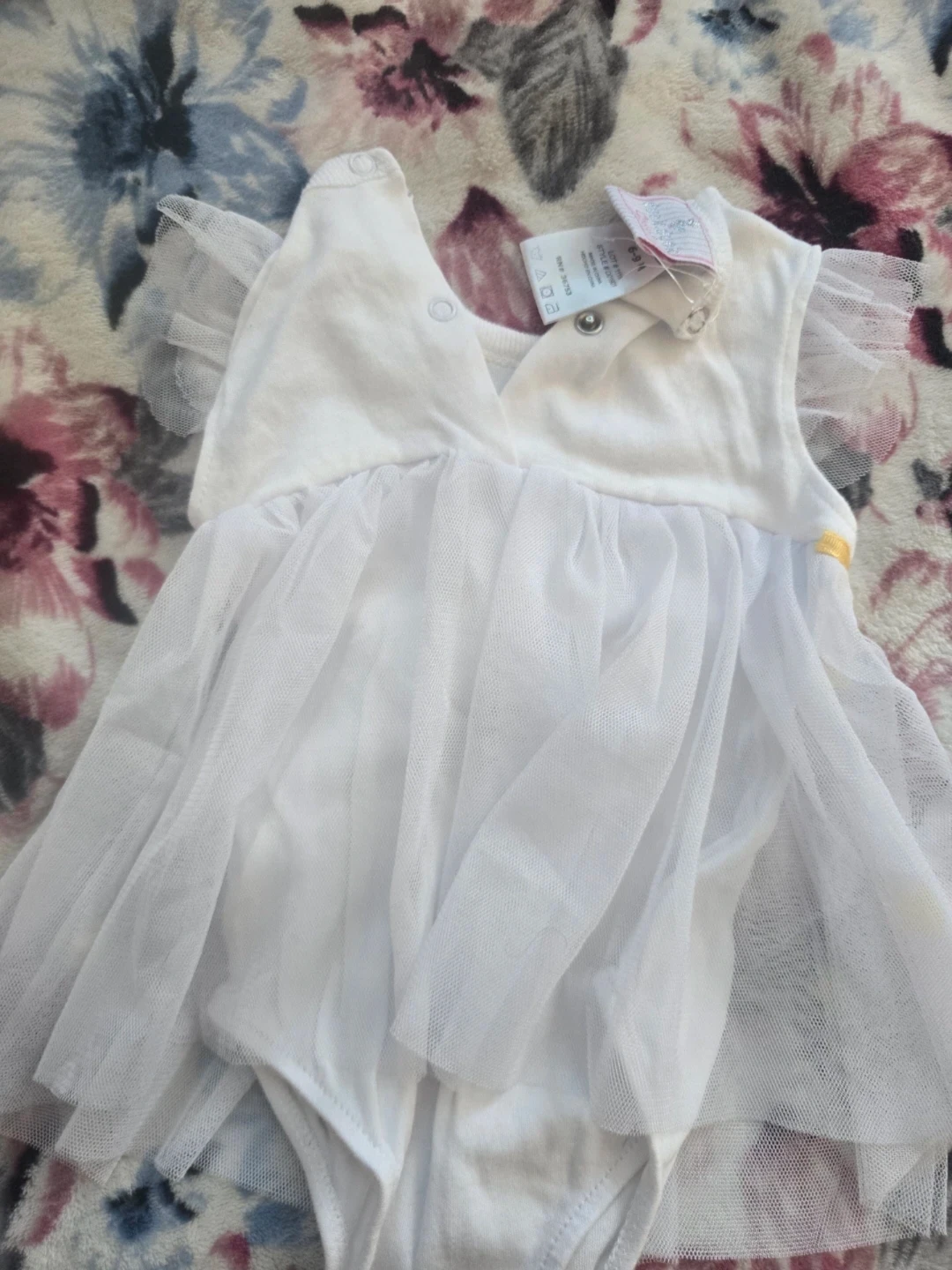 🏈 Duck Duck Goose Baby Tutu Bodysuit 6-9M - photo 4