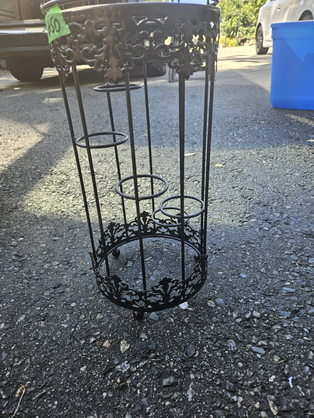 Decorative Metal Birdcage Wine Holder - photo 4