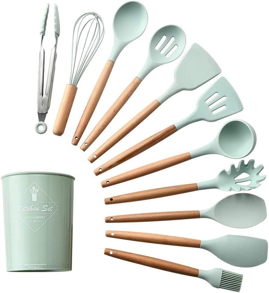 11-Piece Silicone Kitchen Utensil Set