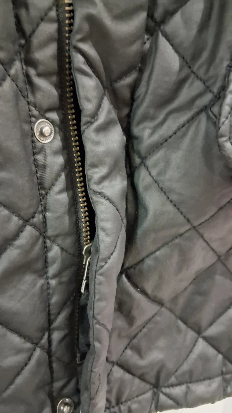 Madewell Black Quilted Bomber Jacket size M - photo 3