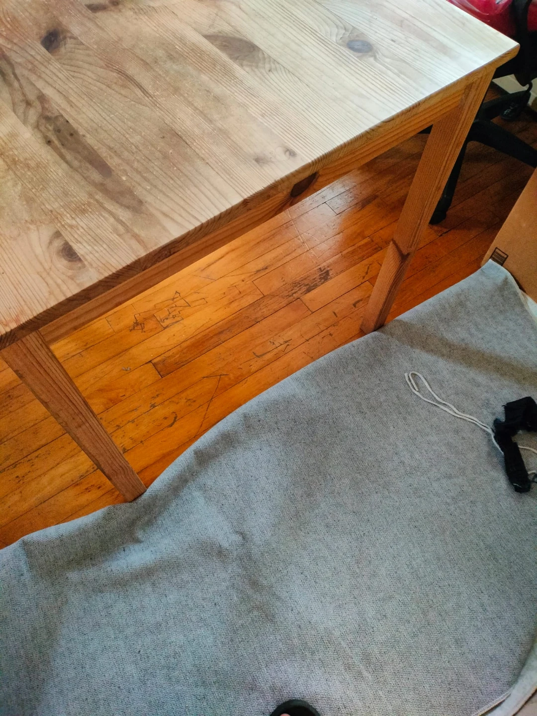 IKEA INGO Solid Pine Table – Compact Dining / Desk / DIY Project - photo 3