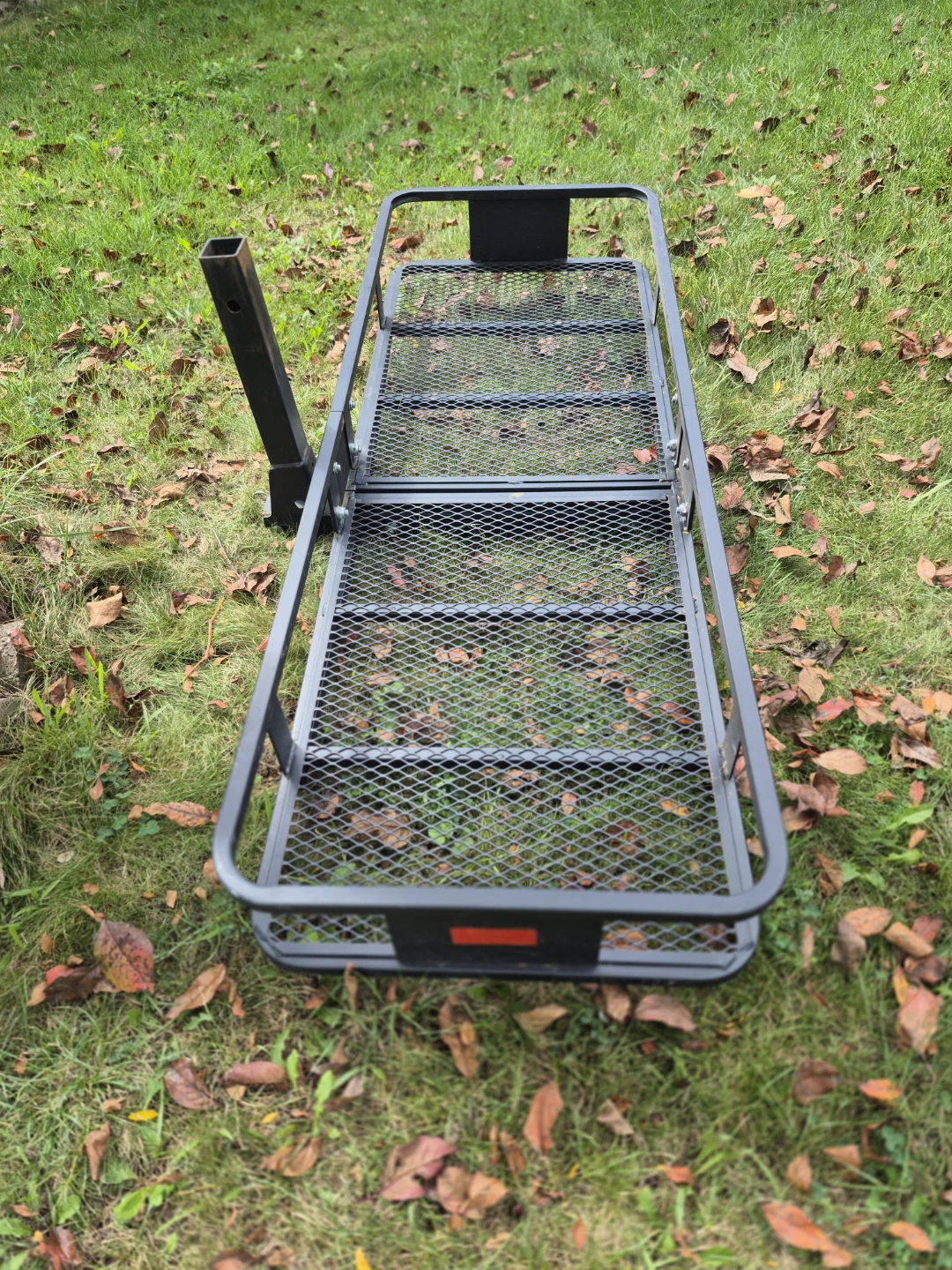 Black hitch-mount cargo carrier - photo 3