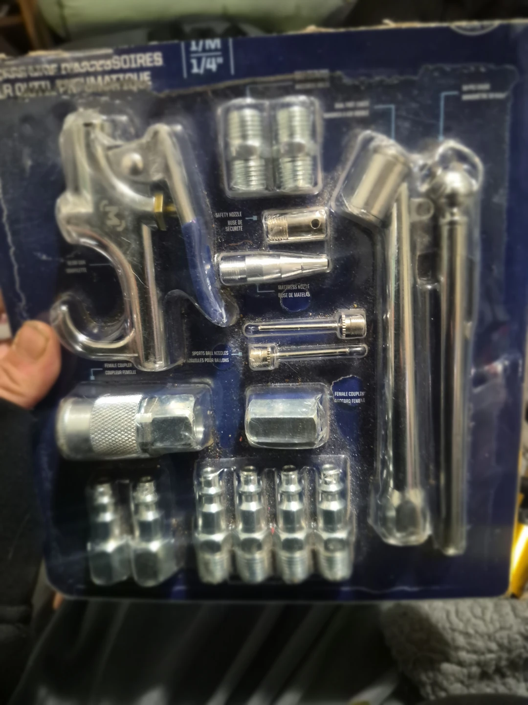 1/4" Pneumatic Air Tool Accessory Kit