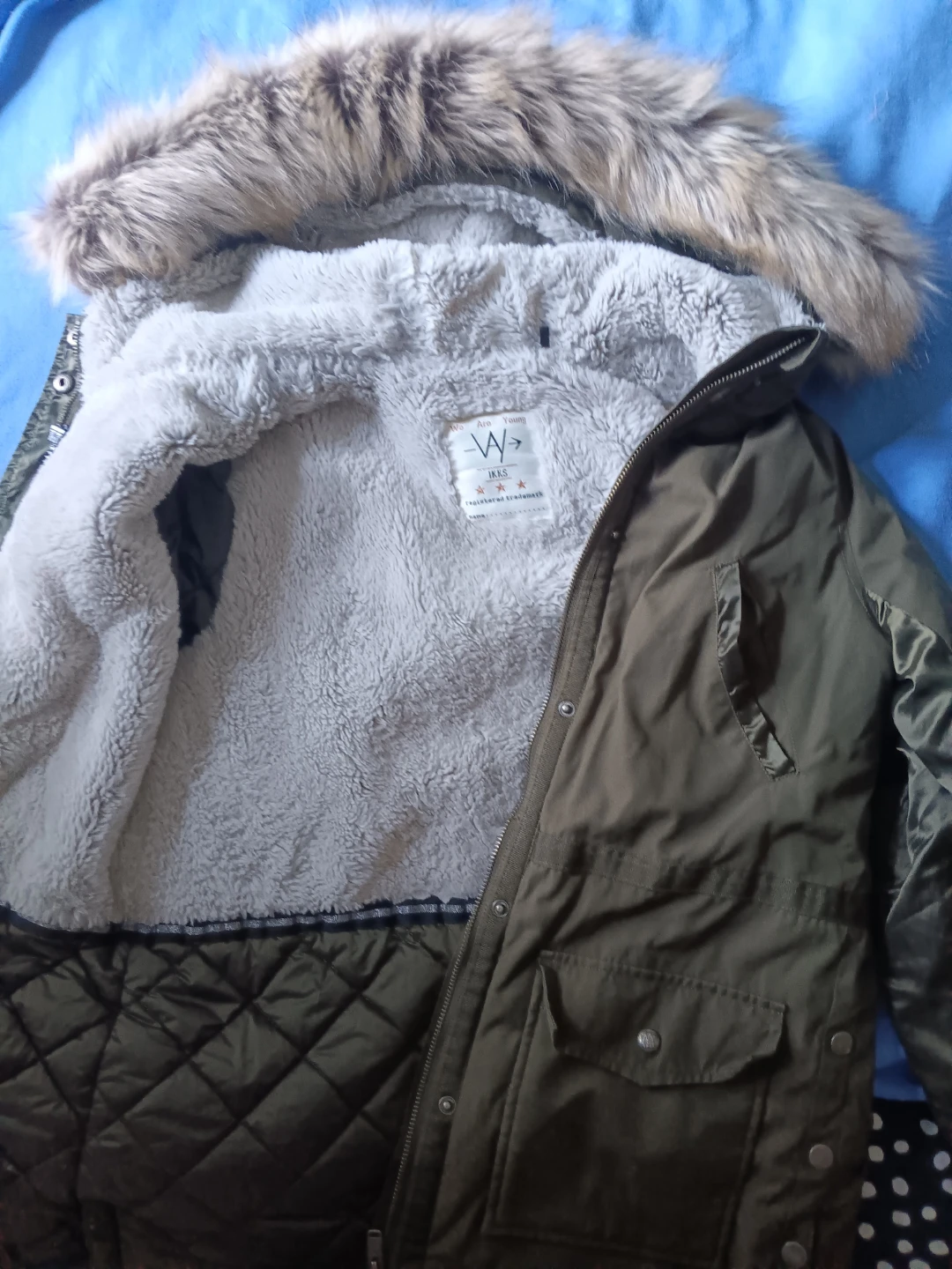 W.A.Y. IKKS Olive Green Parka - photo 3