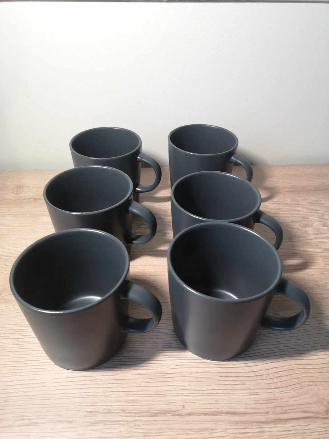Set of 6 IKEA Mugs with Stand