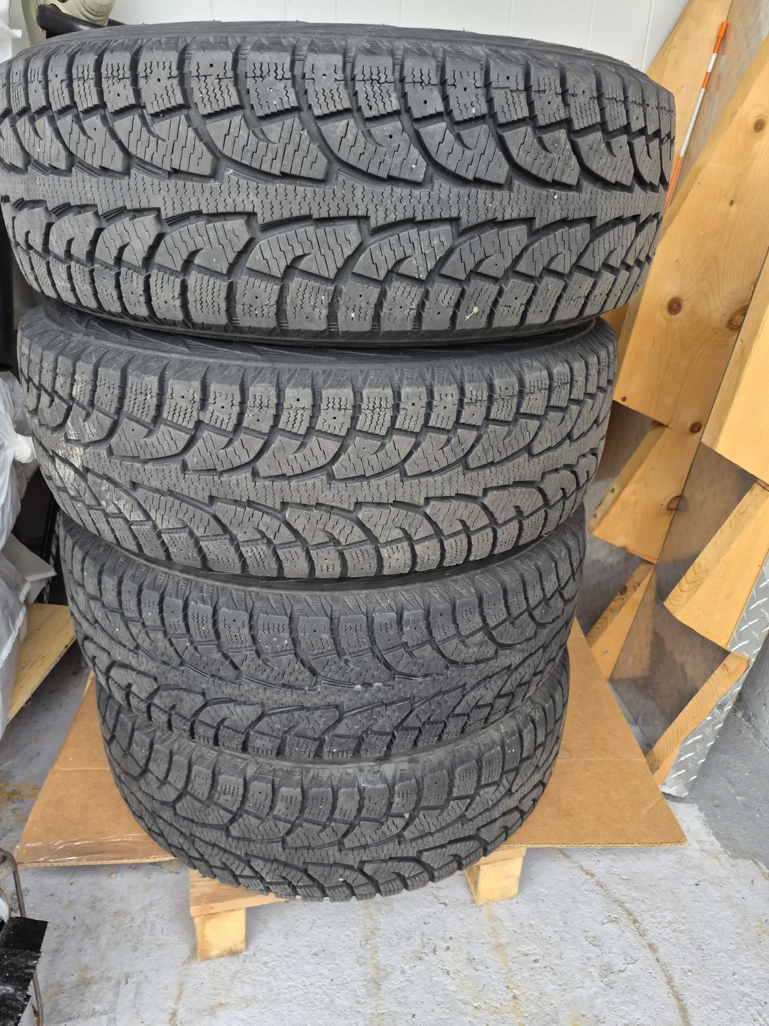 Set of 4 Winter Tires on Rims