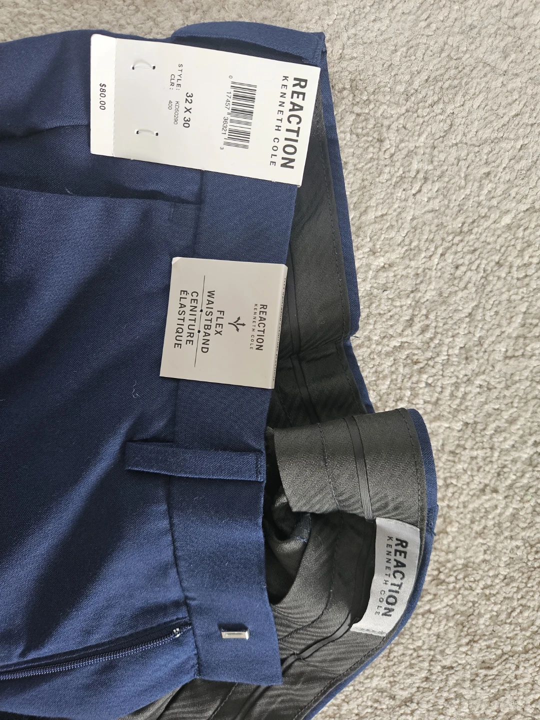 Kenneth Cole Reaction Slim Fit Dress Pants 32x30 - photo 3