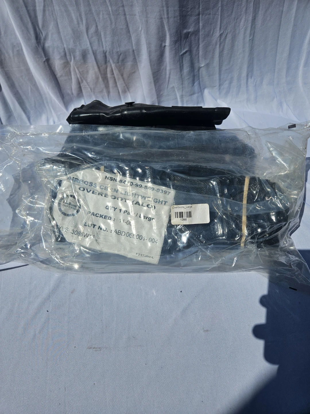 AirBoss CBRN Lightweight Overboots - Large