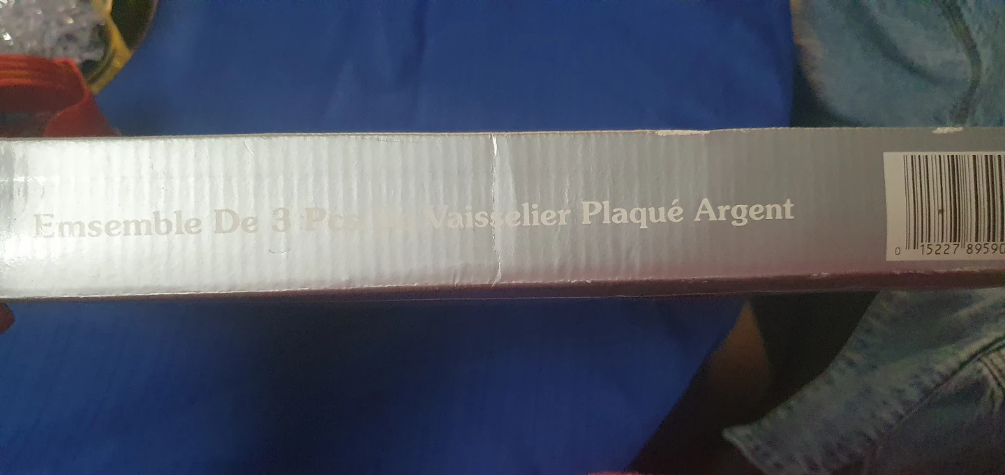 3-Piece Silver-Plated Vanity Set - photo 2
