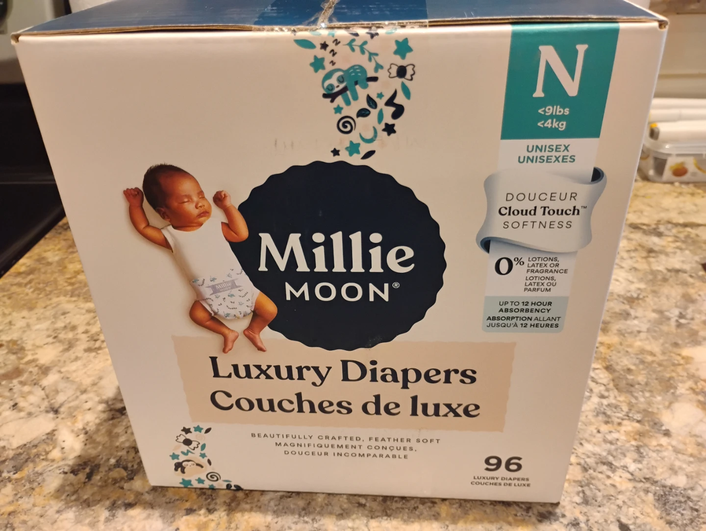 Sealed, New Newborn Diapers