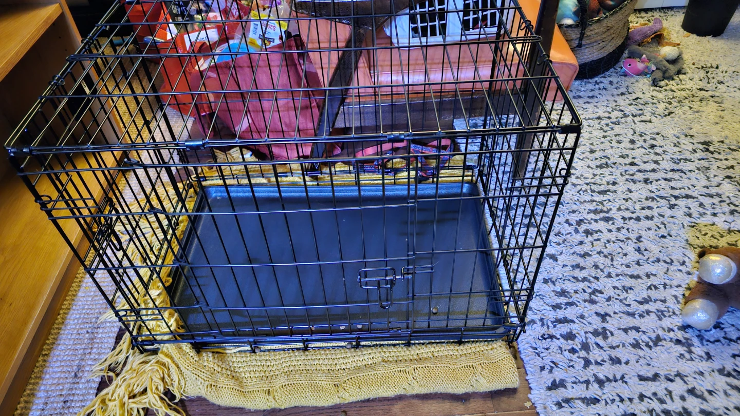 Black Wire Dog Crate