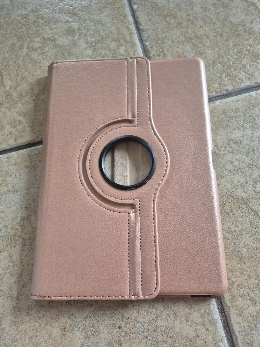 Rose Gold Tablet Case with 360-Degree Swivel