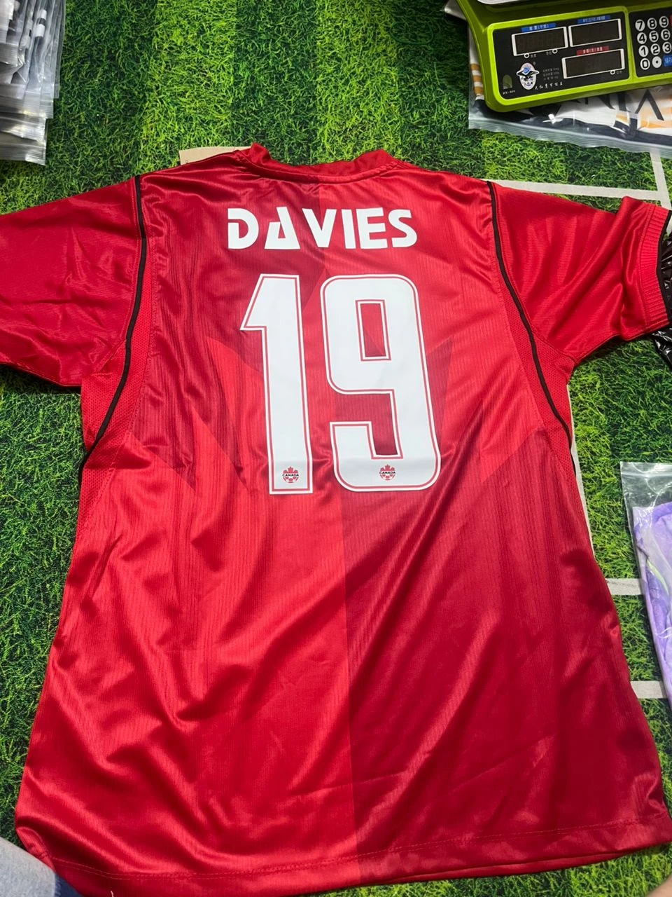 Alphonso Davies #19 Canada national team jersey