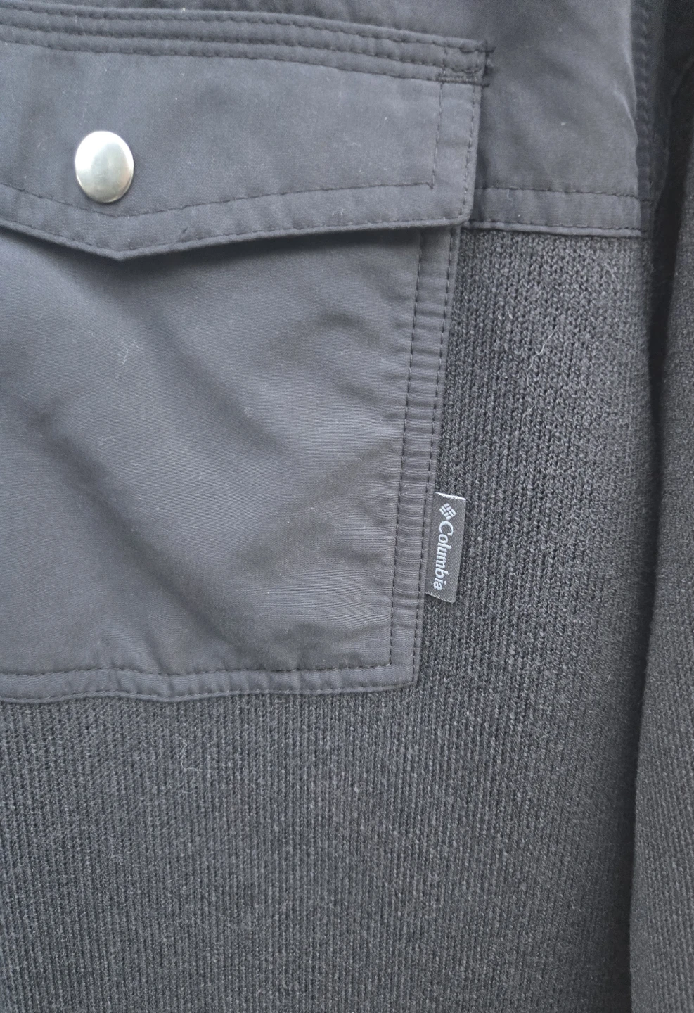 Men's Columbia Large Black Shacket.  Omni-Shield. EUC. - photo 3