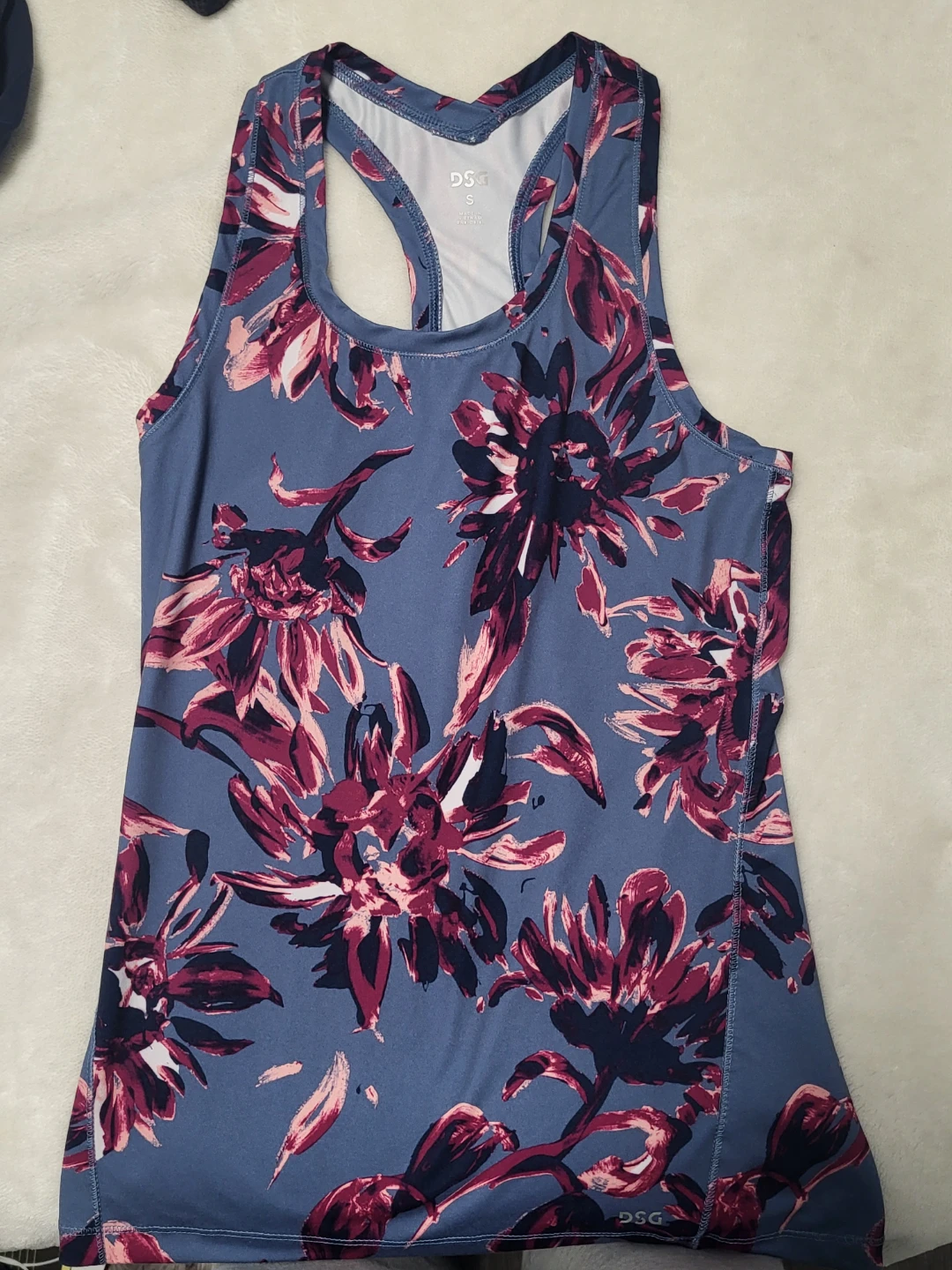DSG Floral Racerback Tank Top