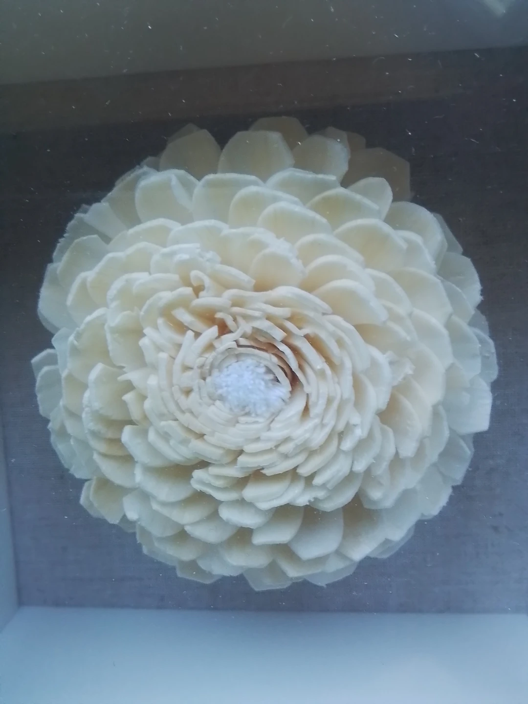 19" 3D Sola Wood Floral Shadow Box Wall Art - photo 5