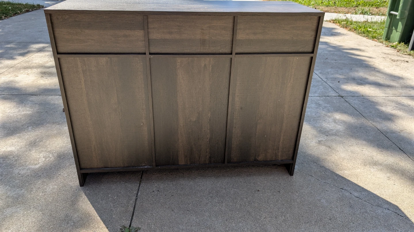 Rustic Wood Buffet Cabinet - photo 3