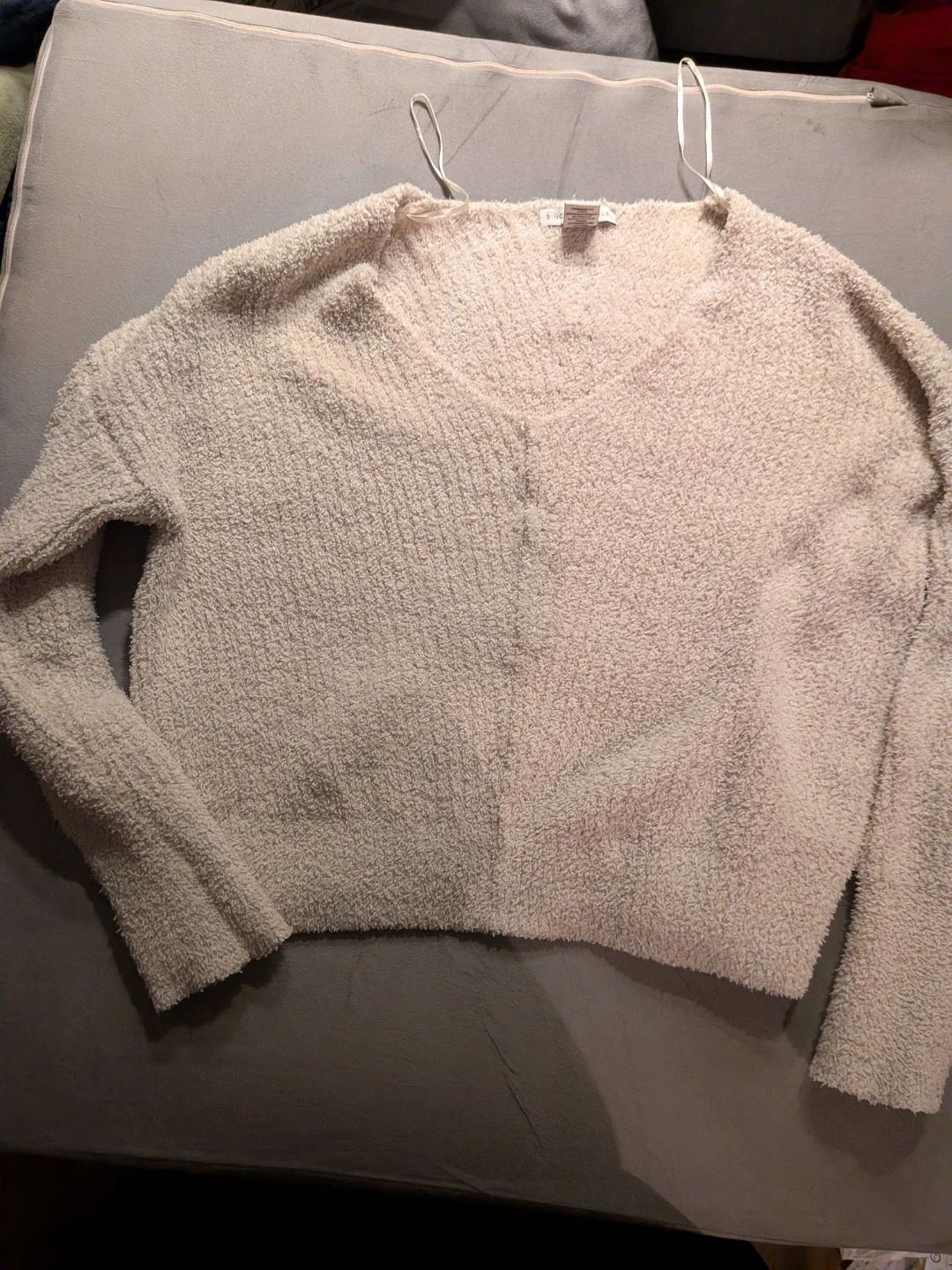 Sincerely Jules Fuzzy V-Neck Sweater
