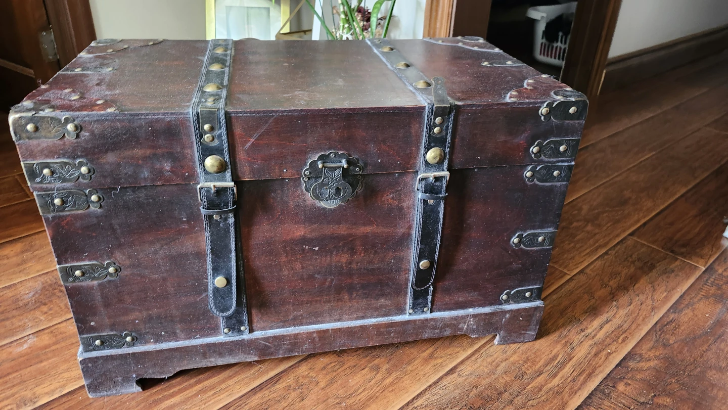 Decorative Wooden Trunk