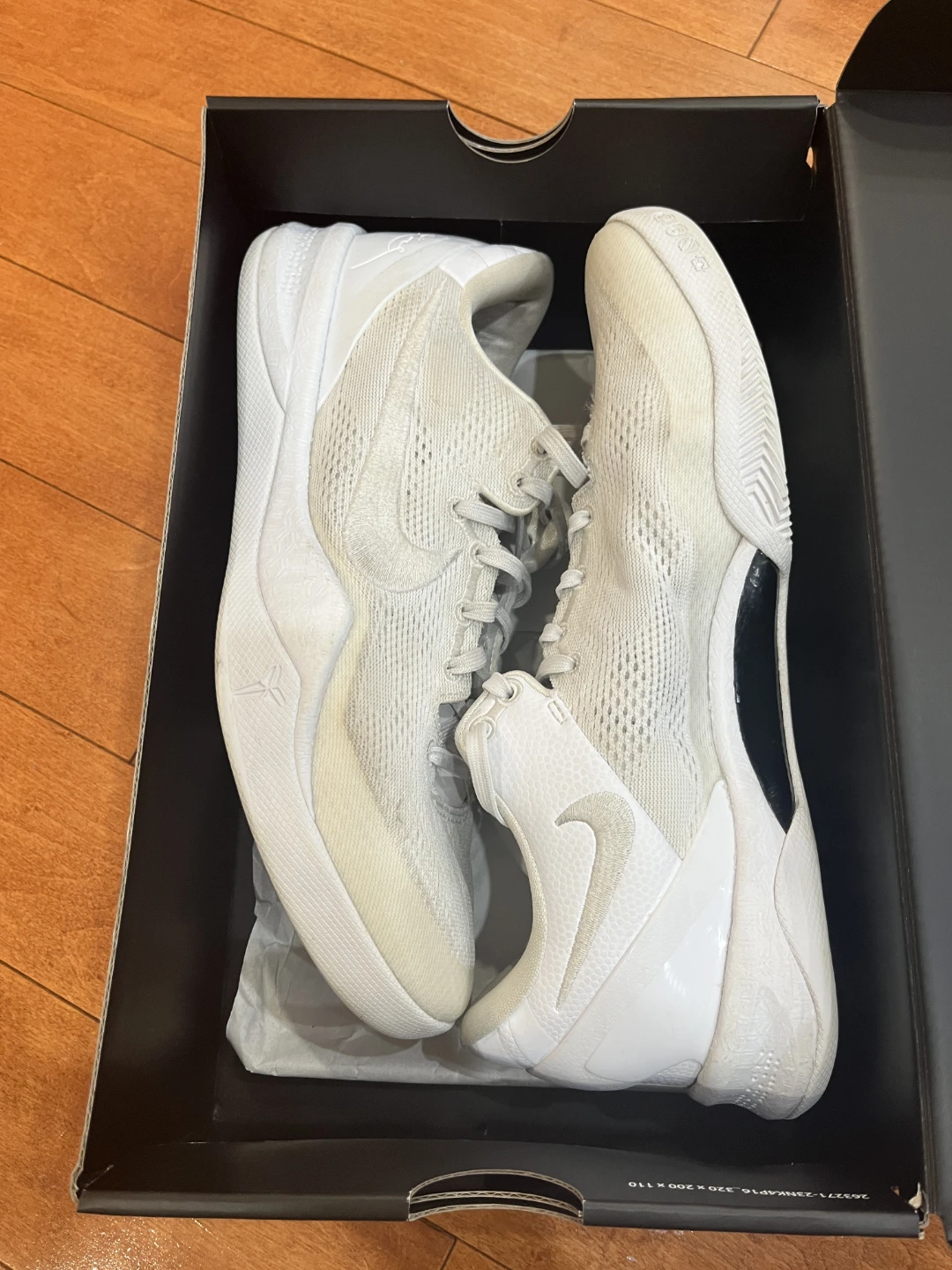 Nike Kobe 8 Protro White Basketball Shoes