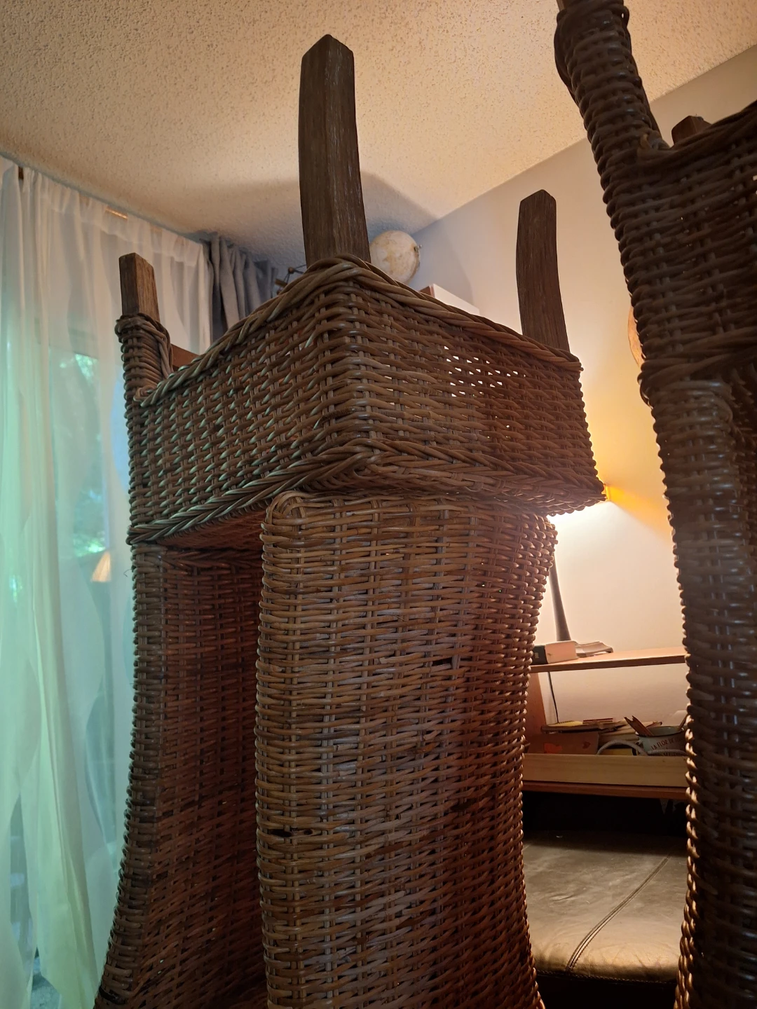6 Wicker D. chairs - photo 3