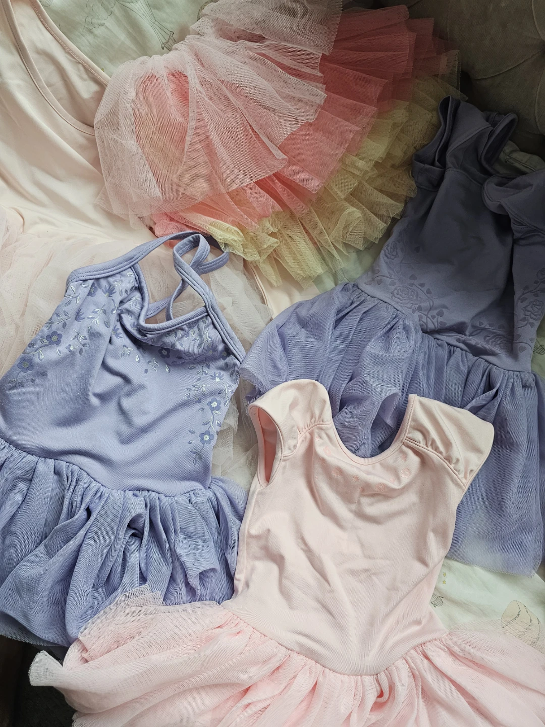 Set of Toddler Ballet Tutu Leotards 2-4y